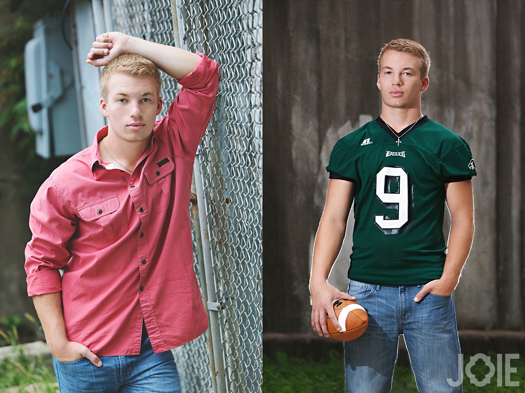 Jake's high school senior portraits from Fort Bend Christian Academy by Joie Photographie