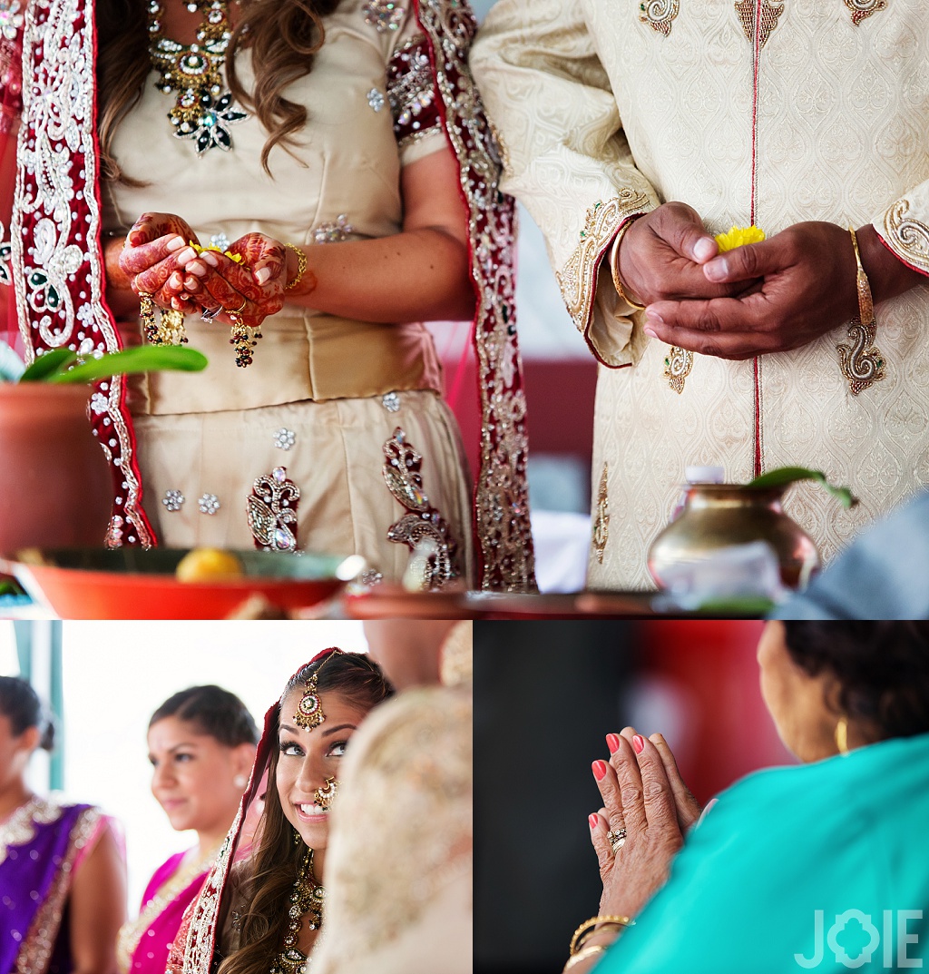 Jasmine and Sean's hindu wedding ceremony in New York City by Joie Photographie