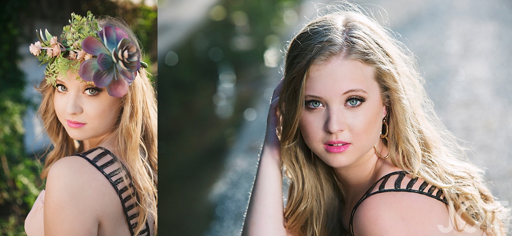 Hannah's senior pictures in Houston from Memorial High School by Joie Photographie