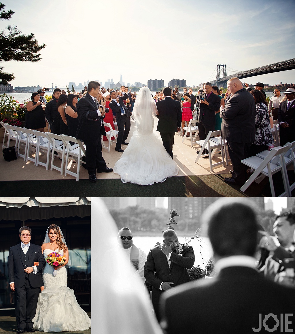 Jasmine and Sean's wedding at Giando on the Water in Williamsburg New York