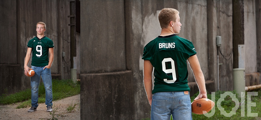 Jake Burns quarterback high school senior urban pictures