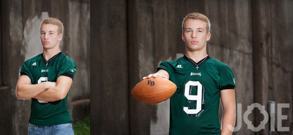Jake Burns quarterback high school senior urban pictures