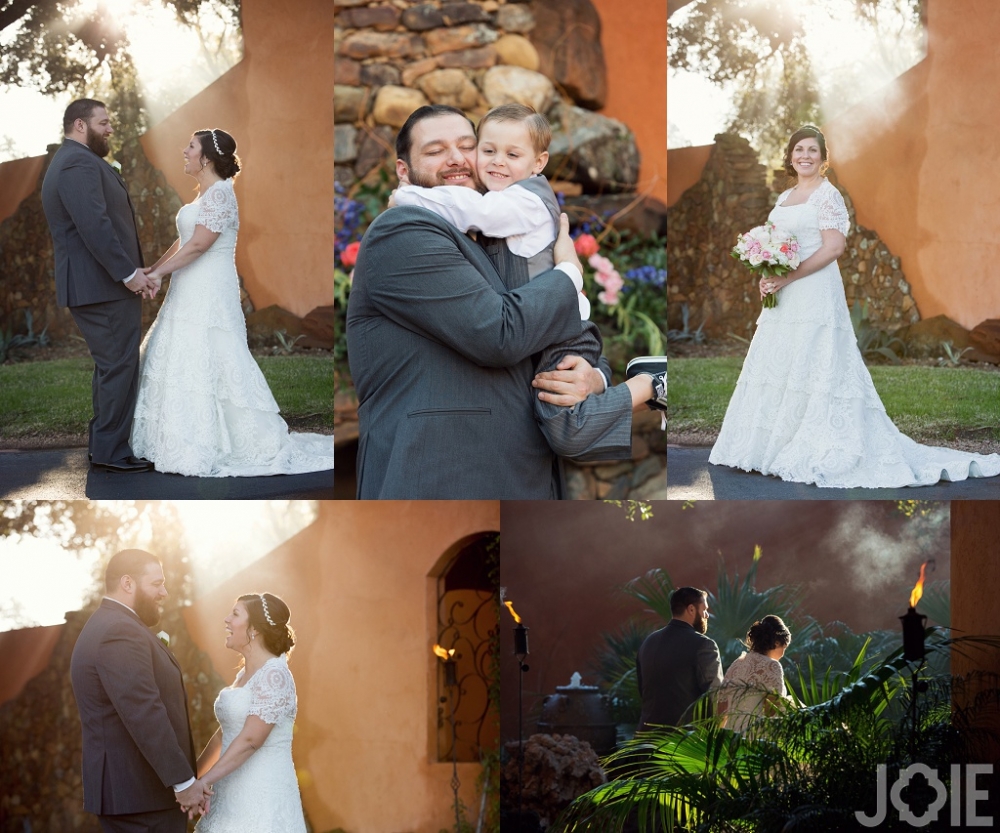 Outdoor wedding portraits at Agave Real by Joie Photographie