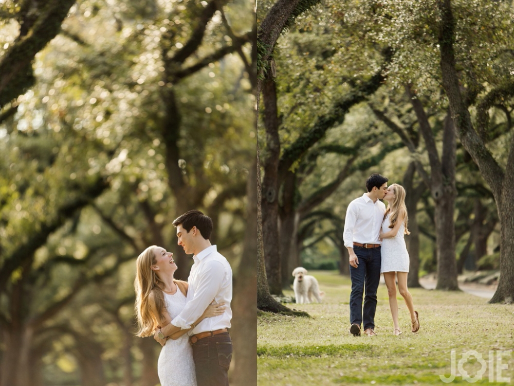 Laura & Phillip's engagement session in Houston by Joie Photographie