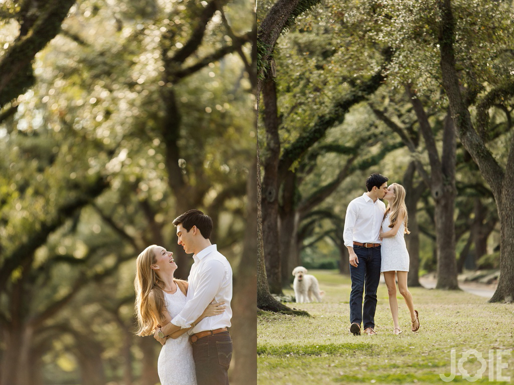 Laura & Phillip's engagement session in Houston by Joie Photographie
