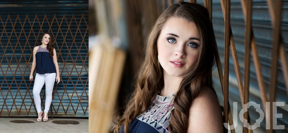Modern stylish senior pictures in houston texas of a Memorial Markettes