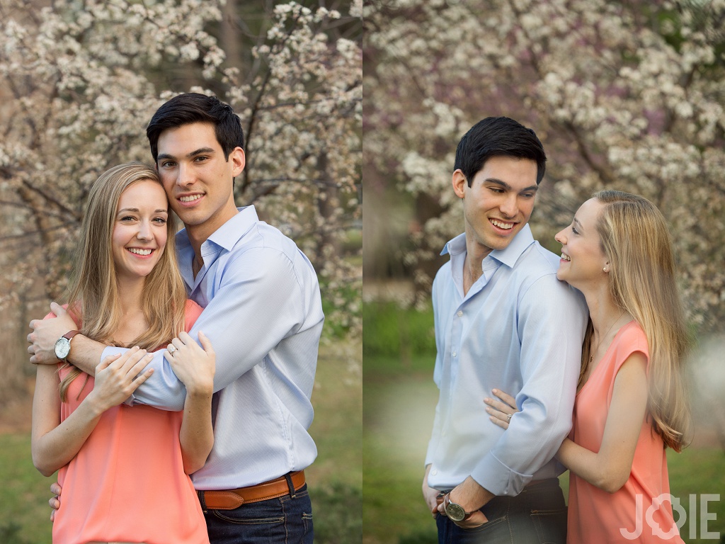 Laura and Phillip's engagement session at the Japanese Gardens in Hermann Park by Joie Photographie