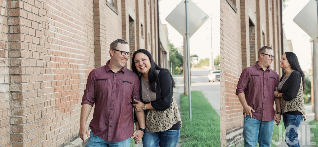 Megan and Mike's engagement session in Houston