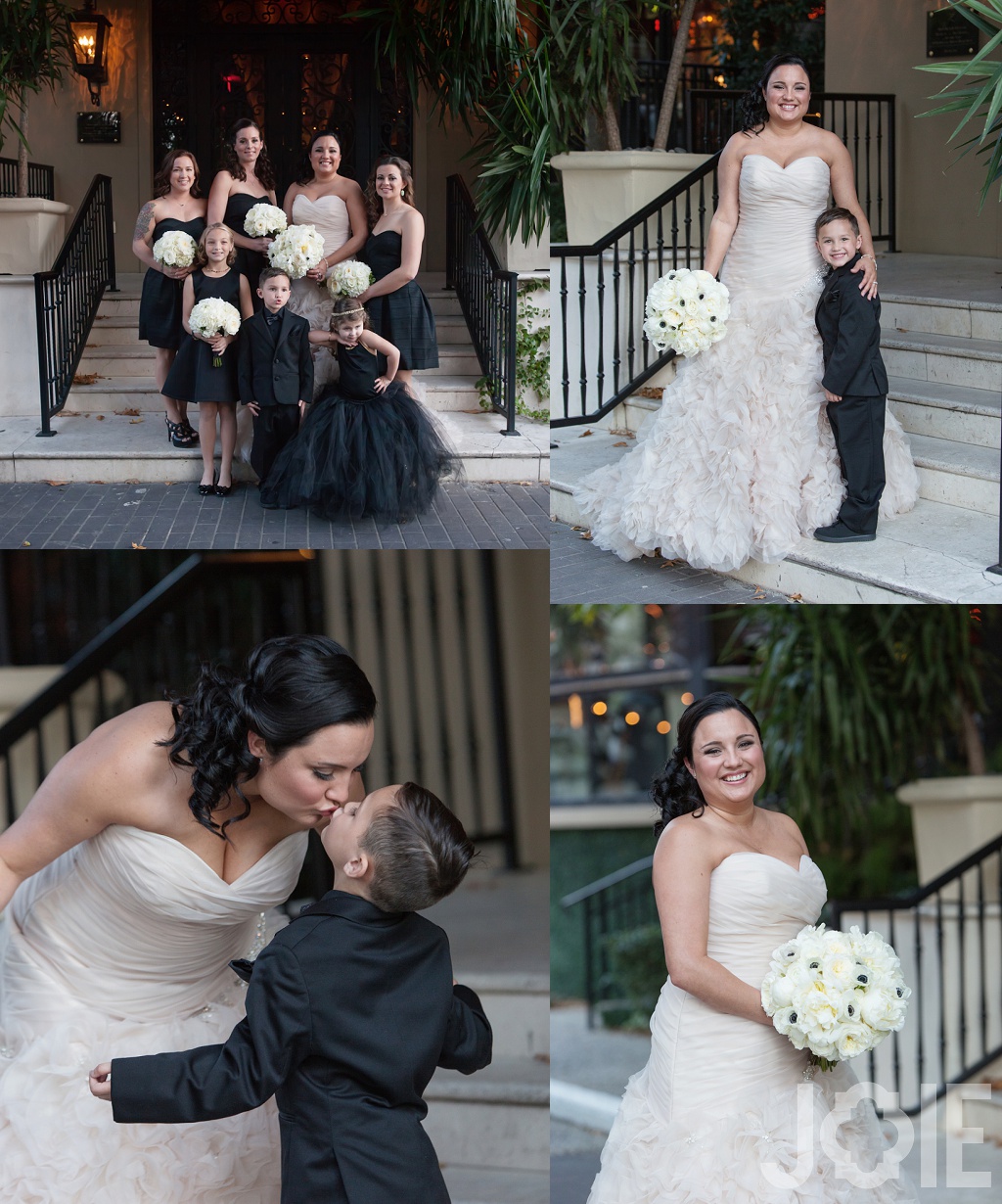 bridal portraits for hotel zaza wedding for Megan and Mike