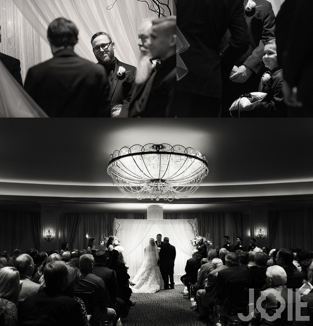 hotel zaza wedding ceremony for Megan and Mike