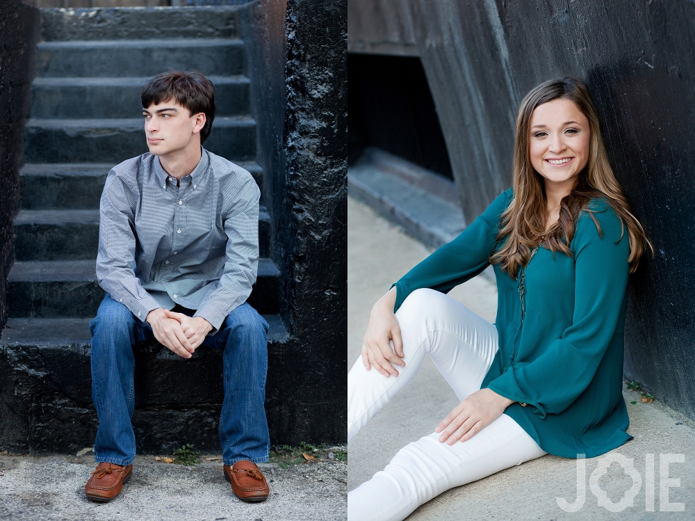 Twins, sister and Brother, Lara and Sean, from Stratford High School - Senior pictures by JOIE Photographie