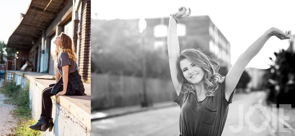 Houston downtown HCHS senior portraits