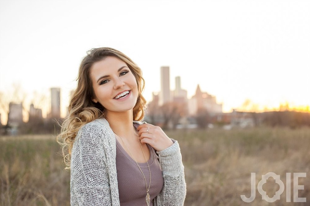 Houston downtown HCHS senior portraits