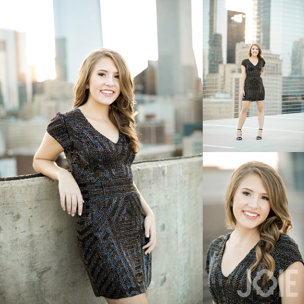 Houston modern downtown senior session by JOIE Photographie