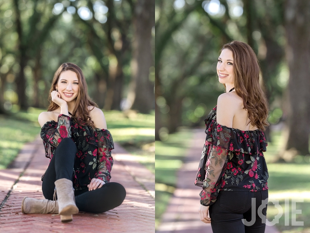 Winter Houston Senior Session by JOIE Photographie