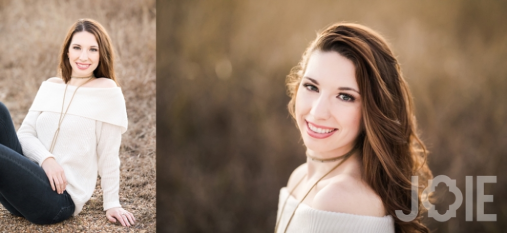 Winter Houston Senior Session by JOIE Photographie